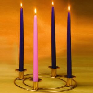 Gold Metal Tabletop Wreath