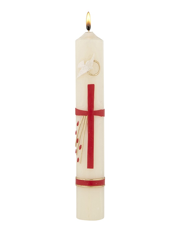 Gifts of the Holy Spirit Confirmation Candle (pack of 4) Churchwares Direct