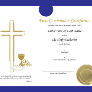 Roman Catholic Certificates