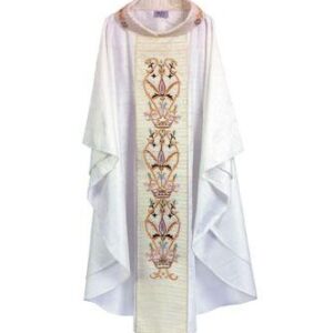 Silk Hand-Embroidered Chasuble - $1,140