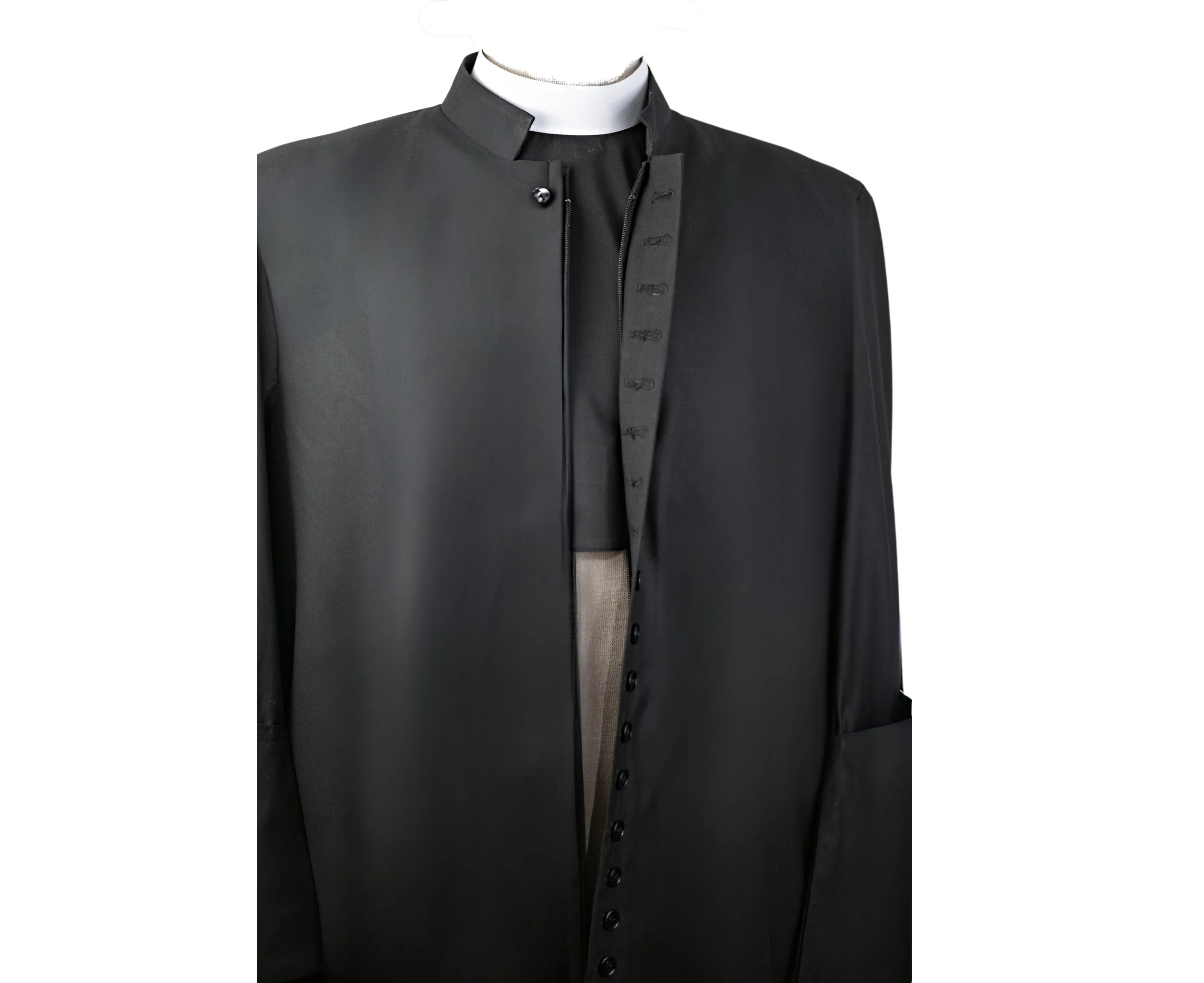 Classic Roman Cassock with Zipper - Image 3